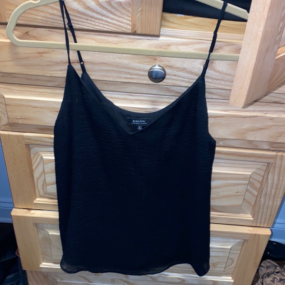 Babaton Aritzia xs black tank top